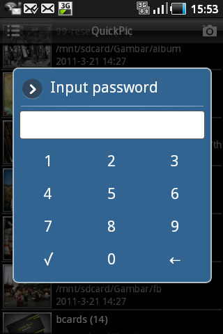 QuickPic Password